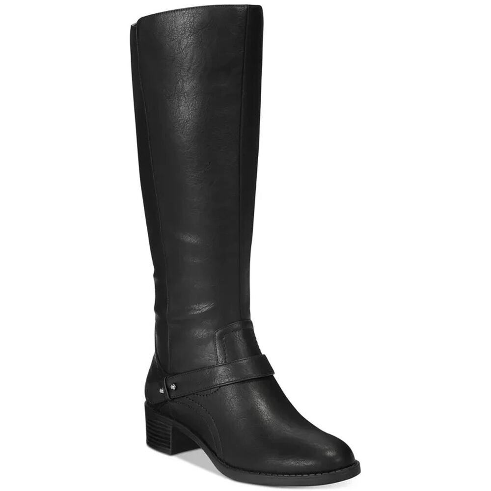 Easy Street Women's Jewel Wide-Calf Riding Boots, Black Size 9M